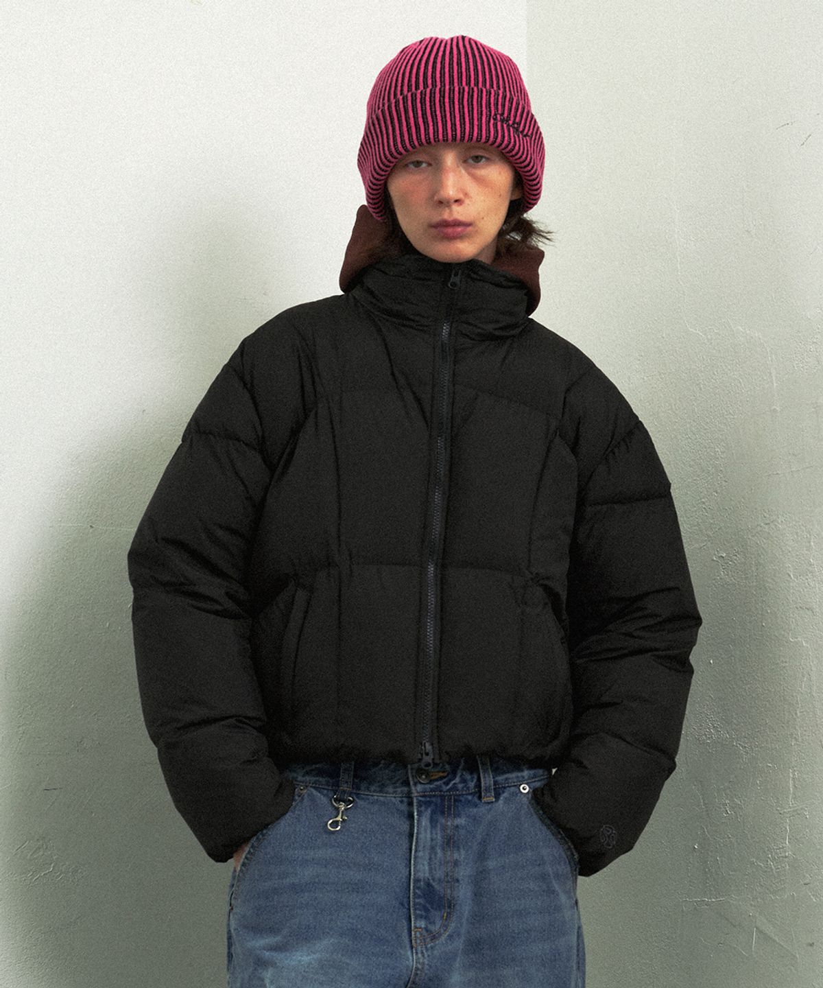 마하그리드(MAHAGRID) CURVED DUCKDOWN PARKA BLACK(MG2EWMB901A)