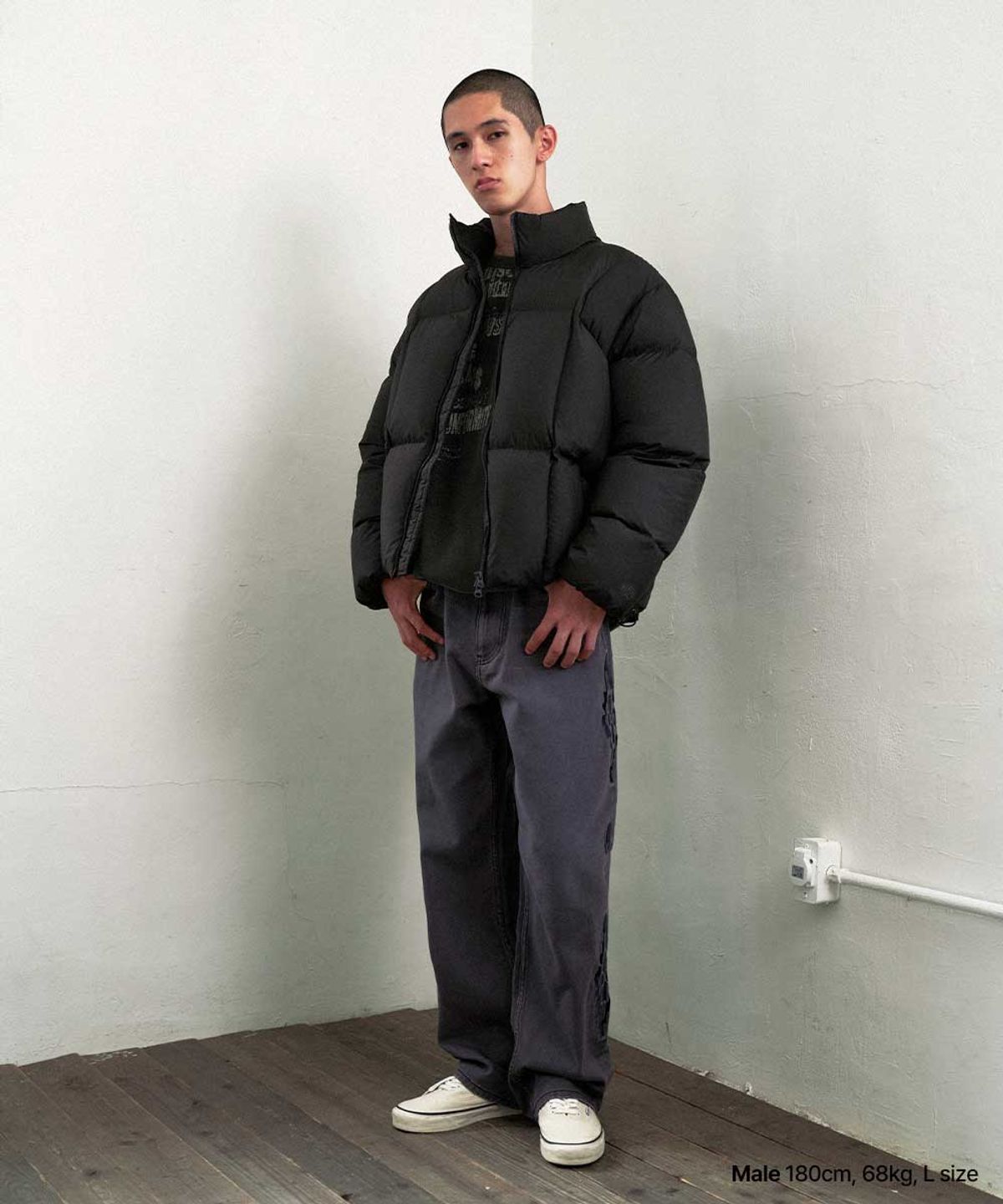 마하그리드(MAHAGRID) CURVED DUCKDOWN PARKA BLACK(MG2EWMB901A)
