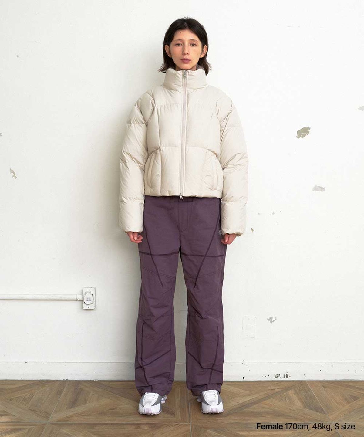 마하그리드(MAHAGRID) CURVED DUCKDOWN PARKA IVORY(MG2EWMB901A)