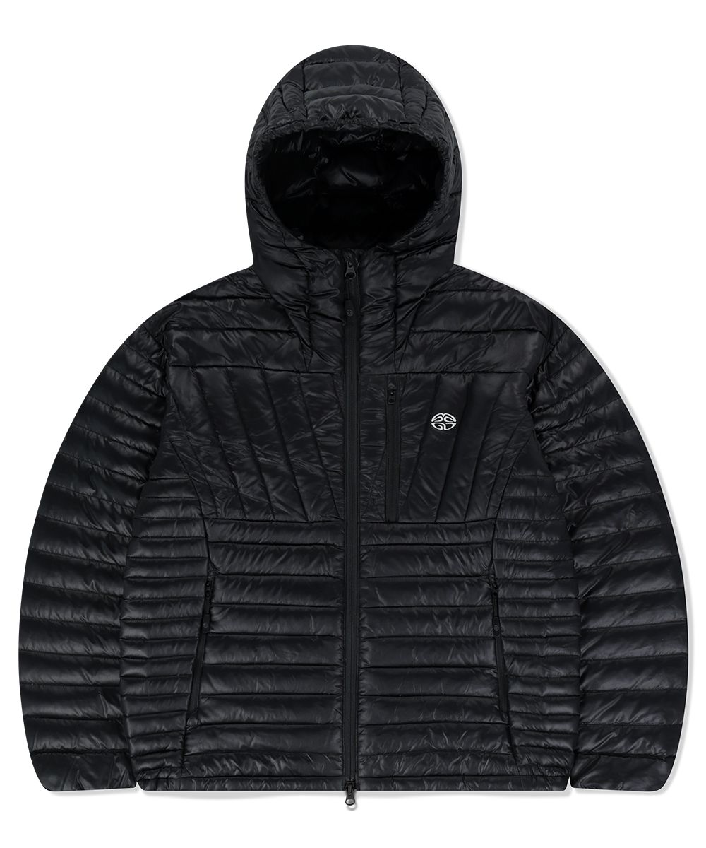 MUSINSA | MAHAGRID LIGHT HOODED DOWN PUFFER BLACK(MG2EWMB903A)
