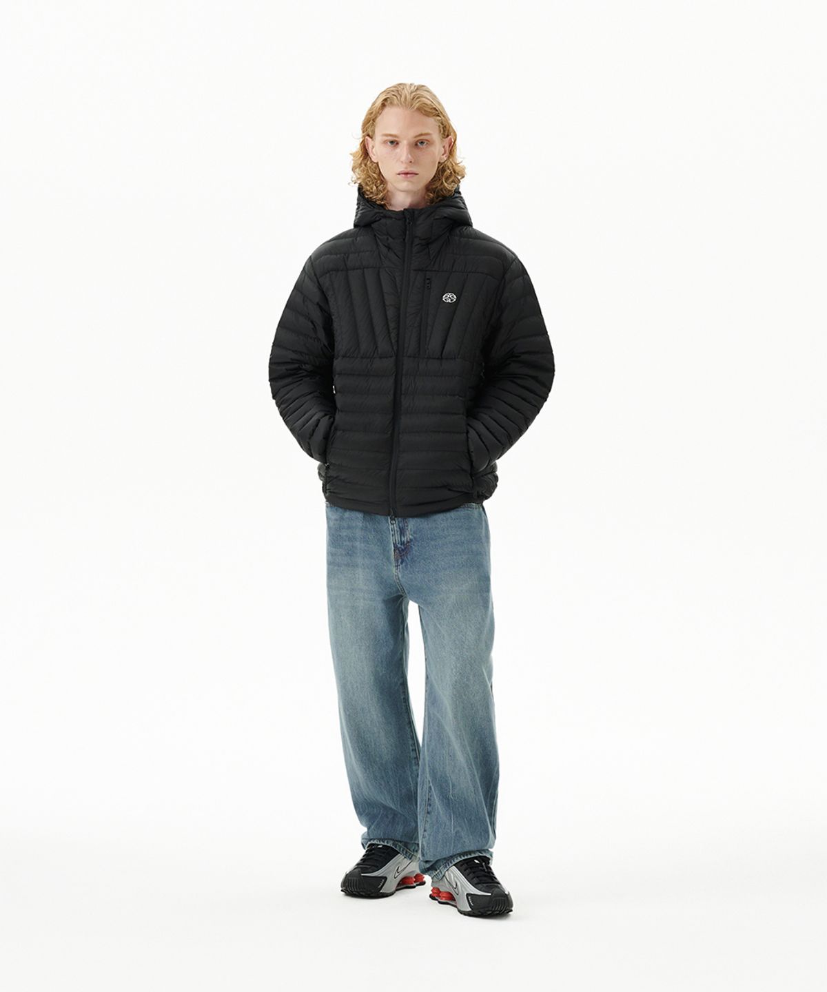 마하그리드(MAHAGRID) LIGHT HOODED DOWN PUFFER BLACK(MG2FWMB903A)