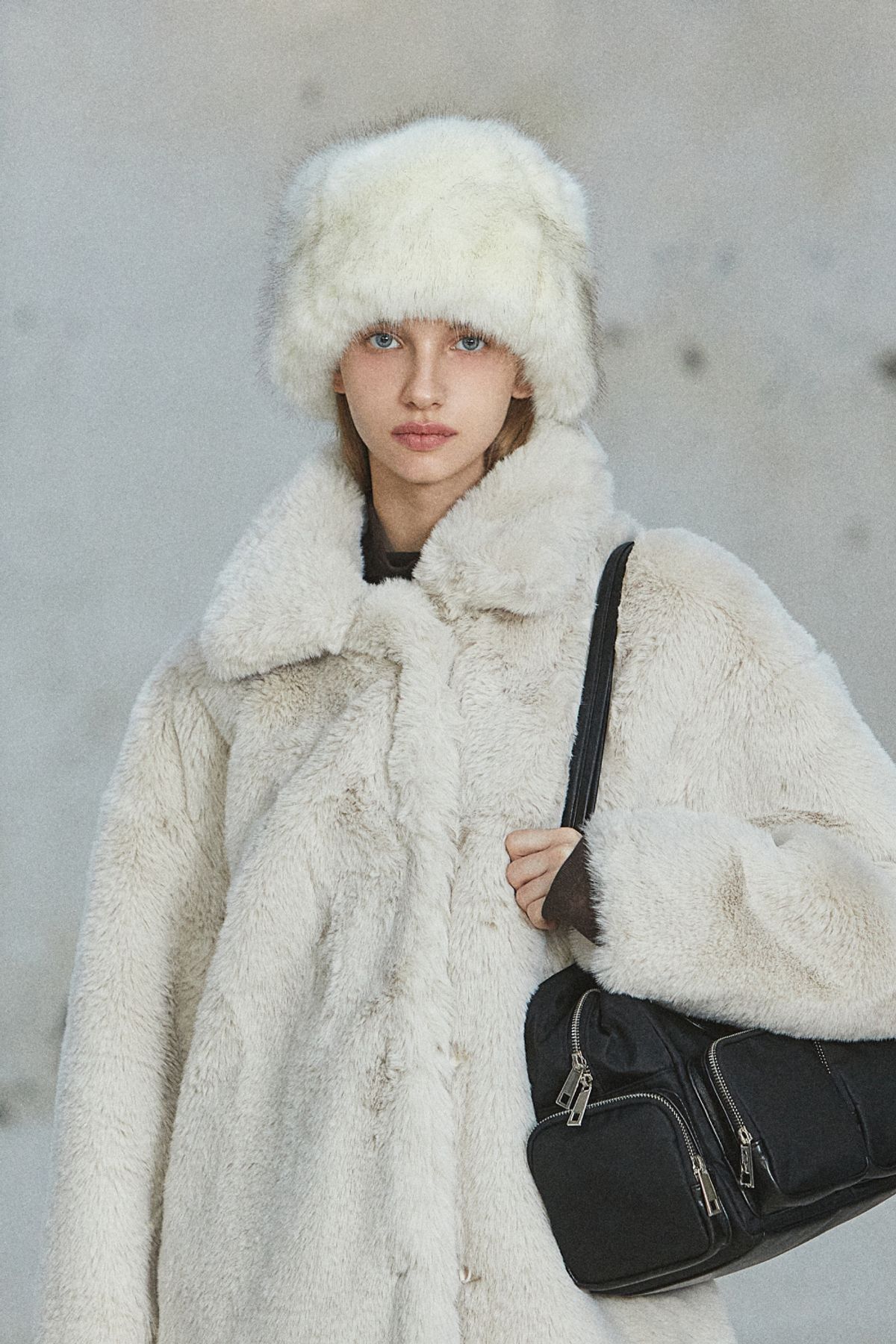 아노에틱(ANOETIC) MEATEL FAKE FUR HAT
