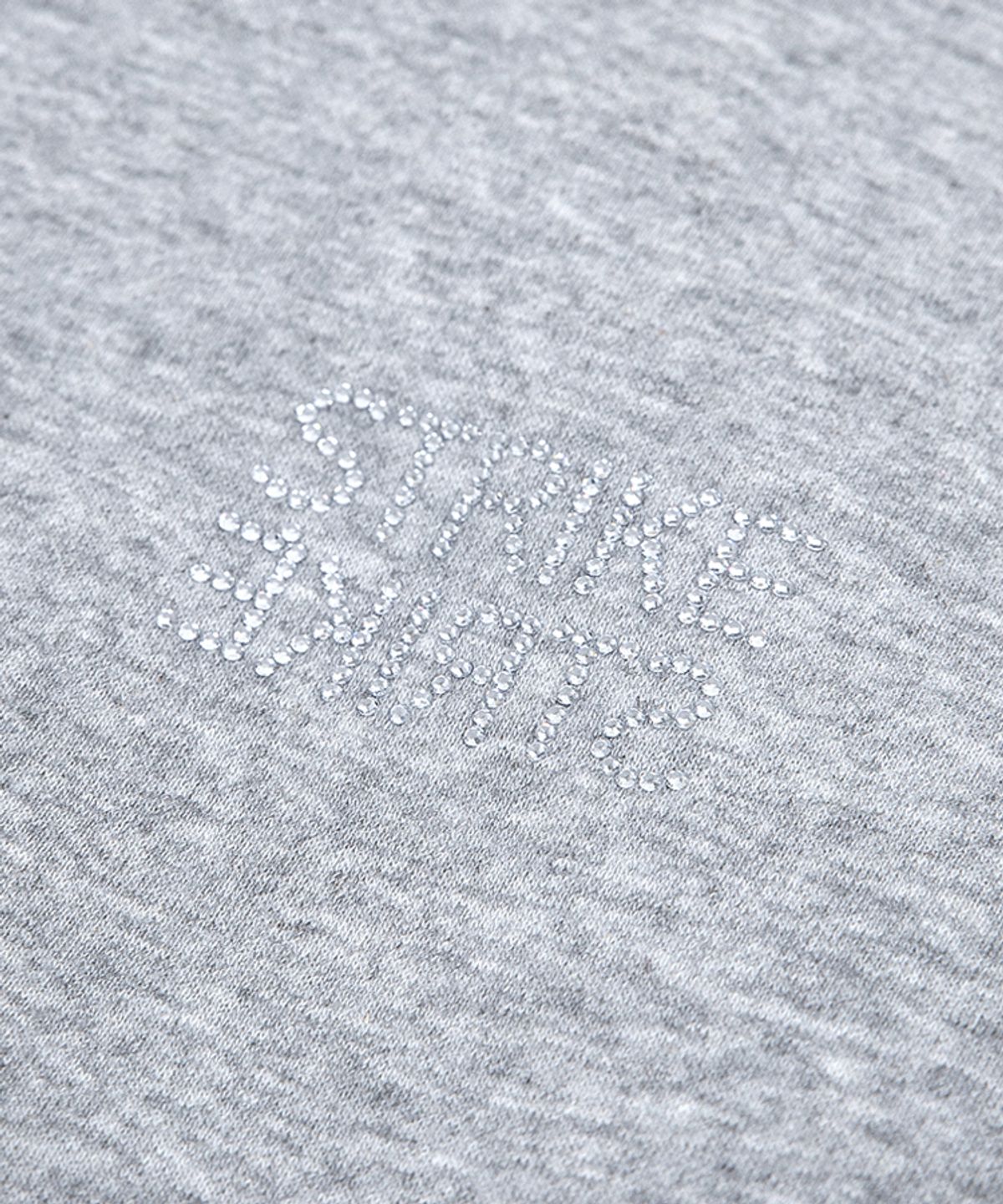 스트라이크(STRIKE) Soft Crystal Logo Over Hoodie (GREY)