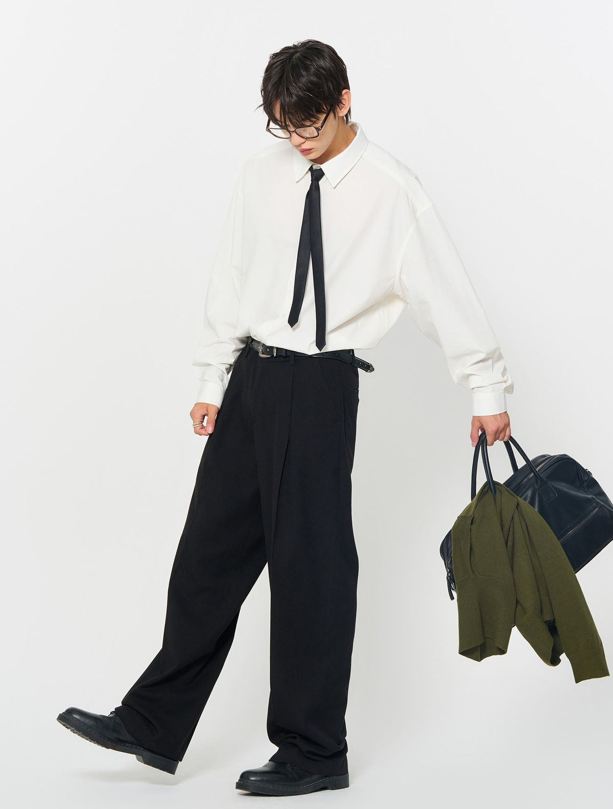제너럴아이디어(GENERALIDEA) UNISEX 뉴클래식 포플린 셔츠 [WHITE] / SBD3U03002