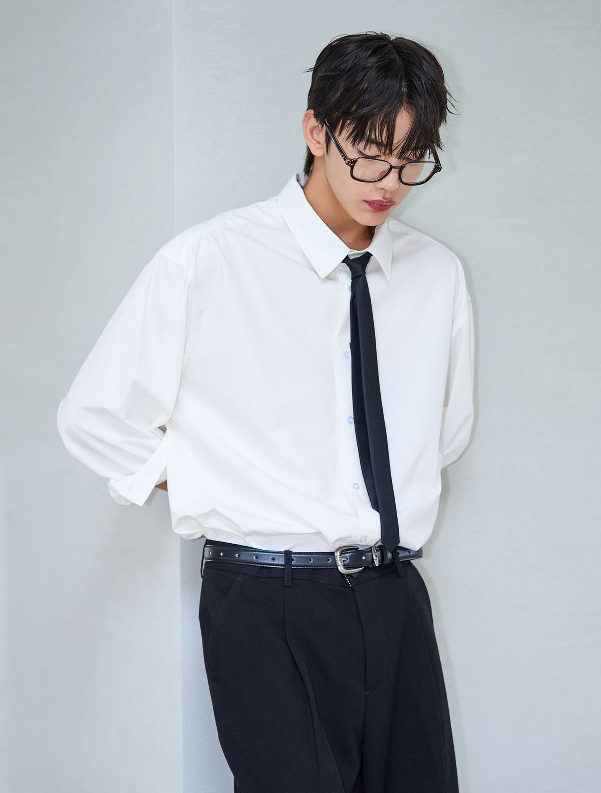 제너럴아이디어(GENERALIDEA) UNISEX 뉴클래식 포플린 셔츠 [WHITE] / SBD3U03002