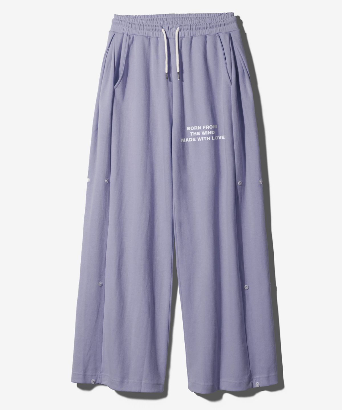 팬쇼(FANSHOW) (SETUP) MWL HOODED ZIPUP+SNAP PANTS - PURPLE