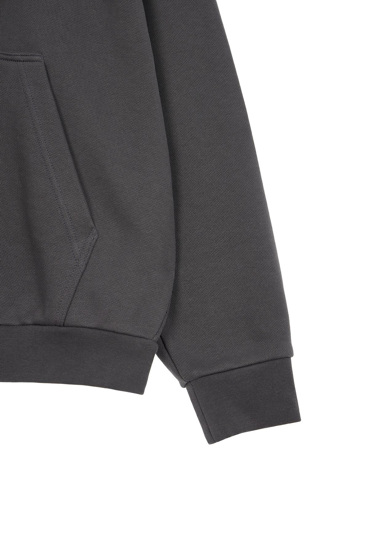 다이닛(DEINET) LOST IN SYDNEY ZIP-UP HOODIE IN CHARCOAL