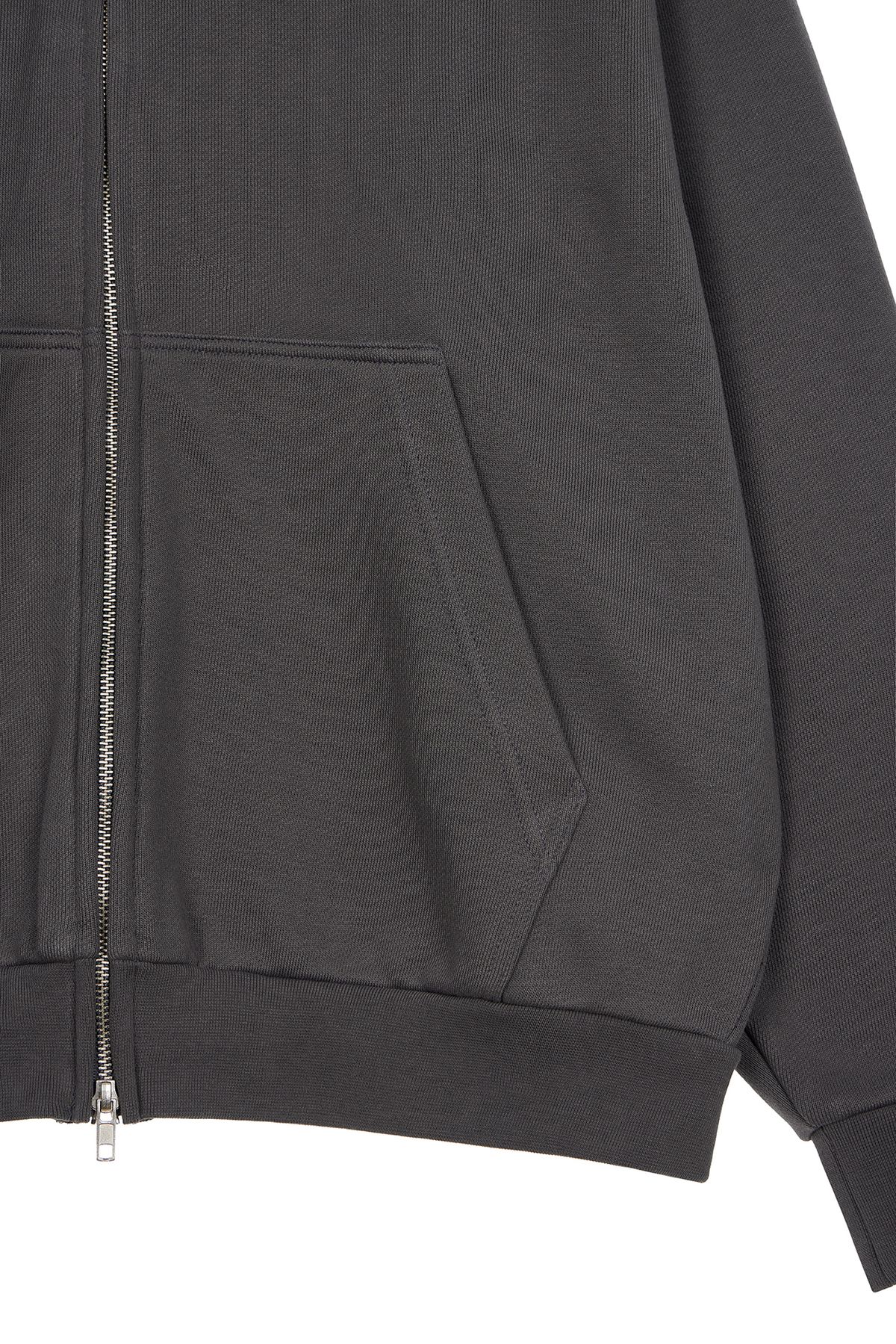 다이닛(DEINET) LOST IN SYDNEY ZIP-UP HOODIE IN CHARCOAL