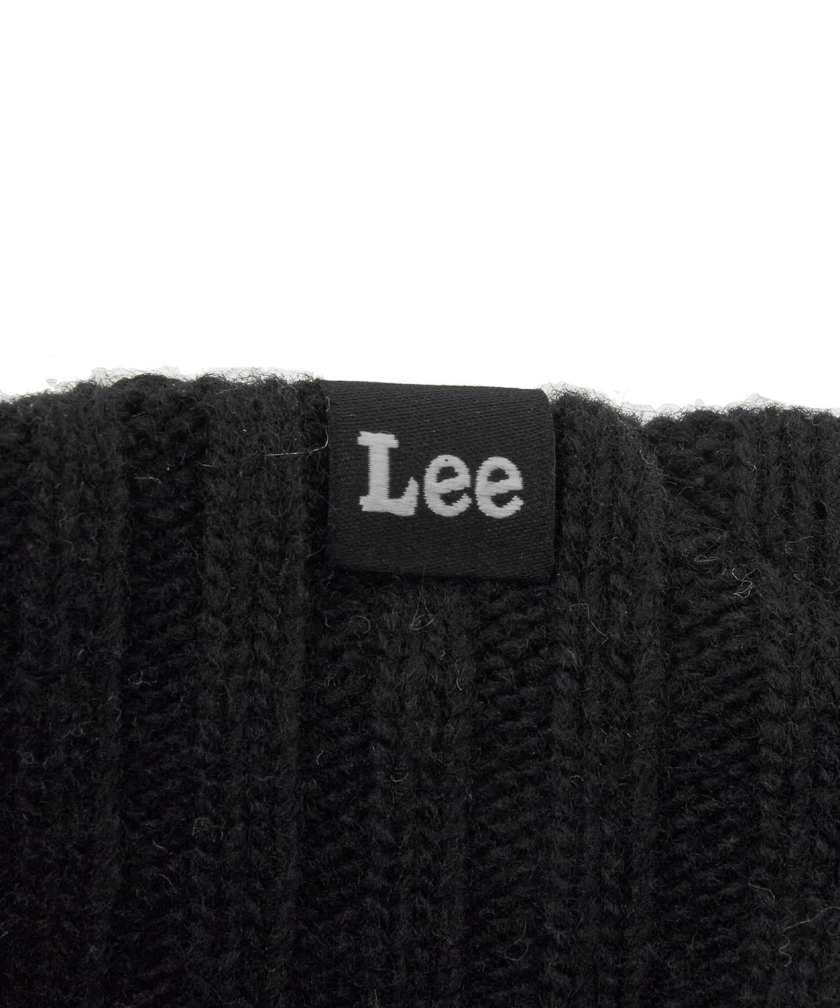 리(LEE) 케이블 챙 비니 블랙