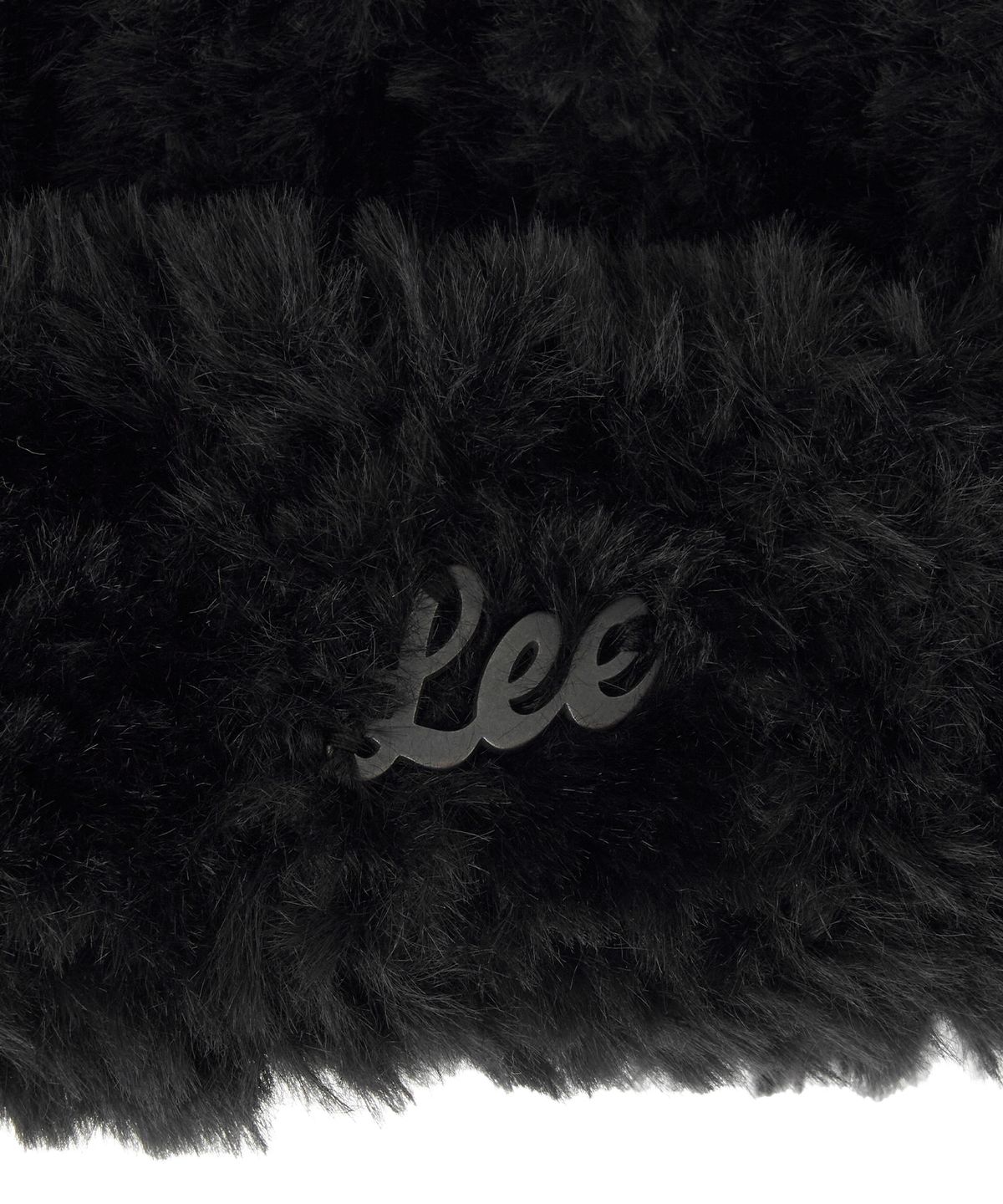 리(LEE) 헤어리 퍼 비니 블랙
