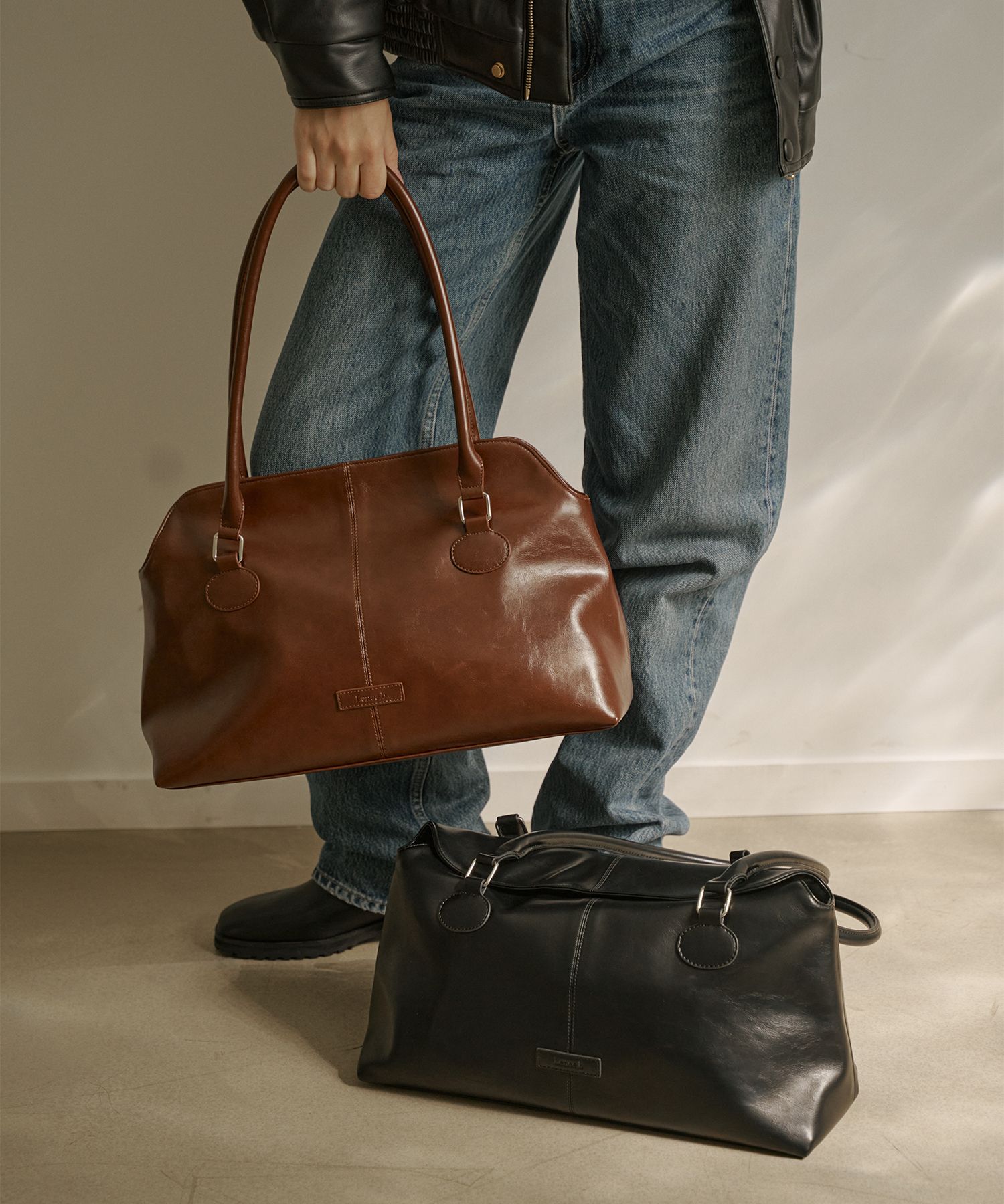 MUSINSA公式 | LENEE B Ramo bag Brown Ramo bag Brown