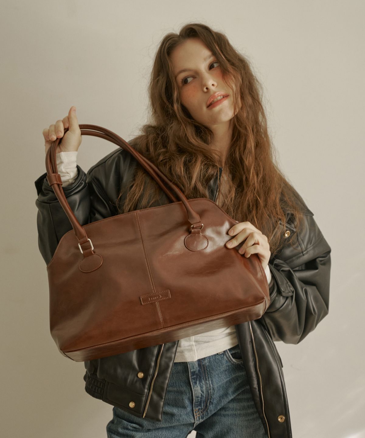레니비(LeneeB) 라모백 브라운 Ramo bag Brown