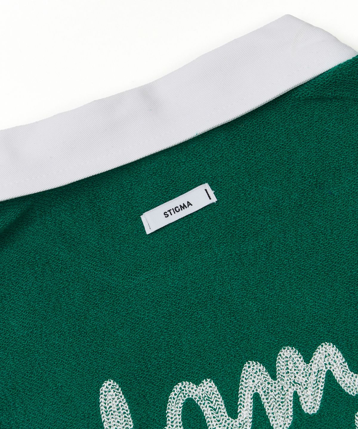 스티그마(STIGMA) Infamous Club Insideout Oversized Collar T-shirts Green