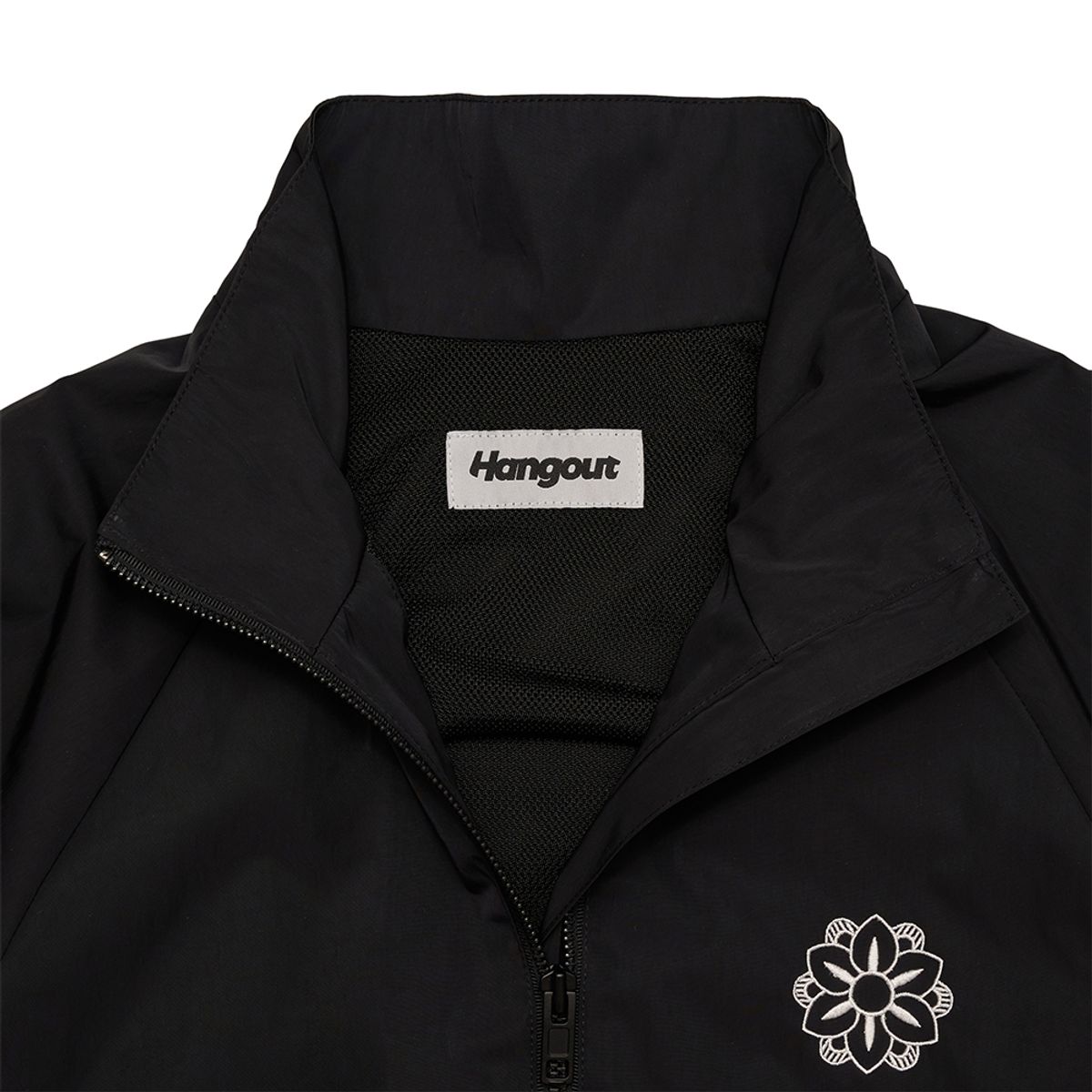 행아웃(HANGOUT) 화이트 로터스 윈드브레이커 (블랙)