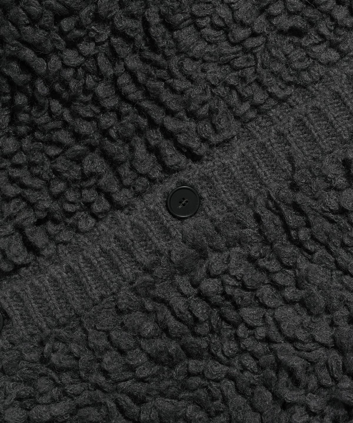 나이스고스트클럽(NICEGHOSTCLUB) LOOP SWEATER CARDIGAN_CHARCOAL(NG2EFUK681A)