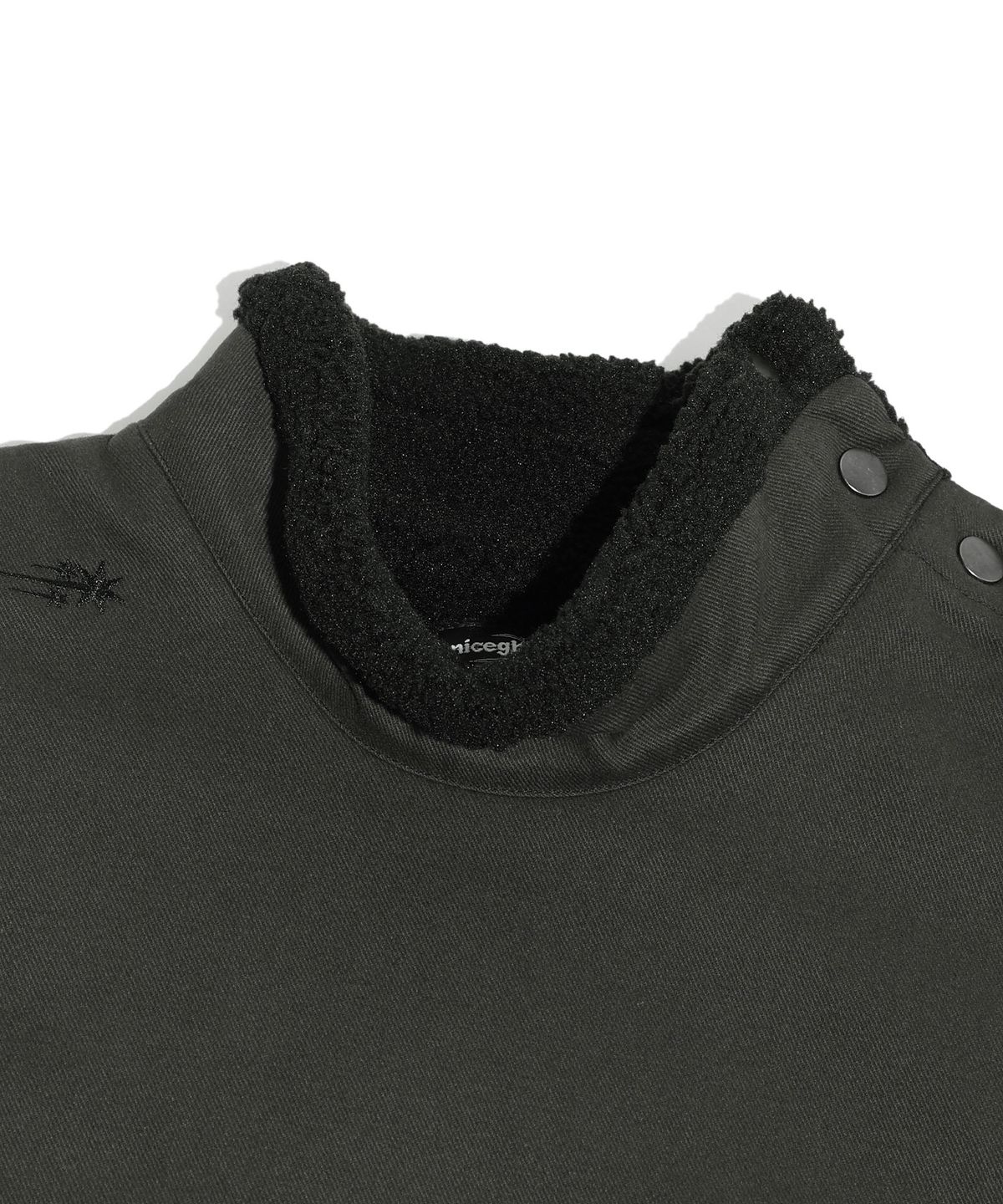 나이스고스트클럽(NICEGHOSTCLUB) FLEECE BULLET PROOF VEST_CHARCOAL(NG2EFUB990A)