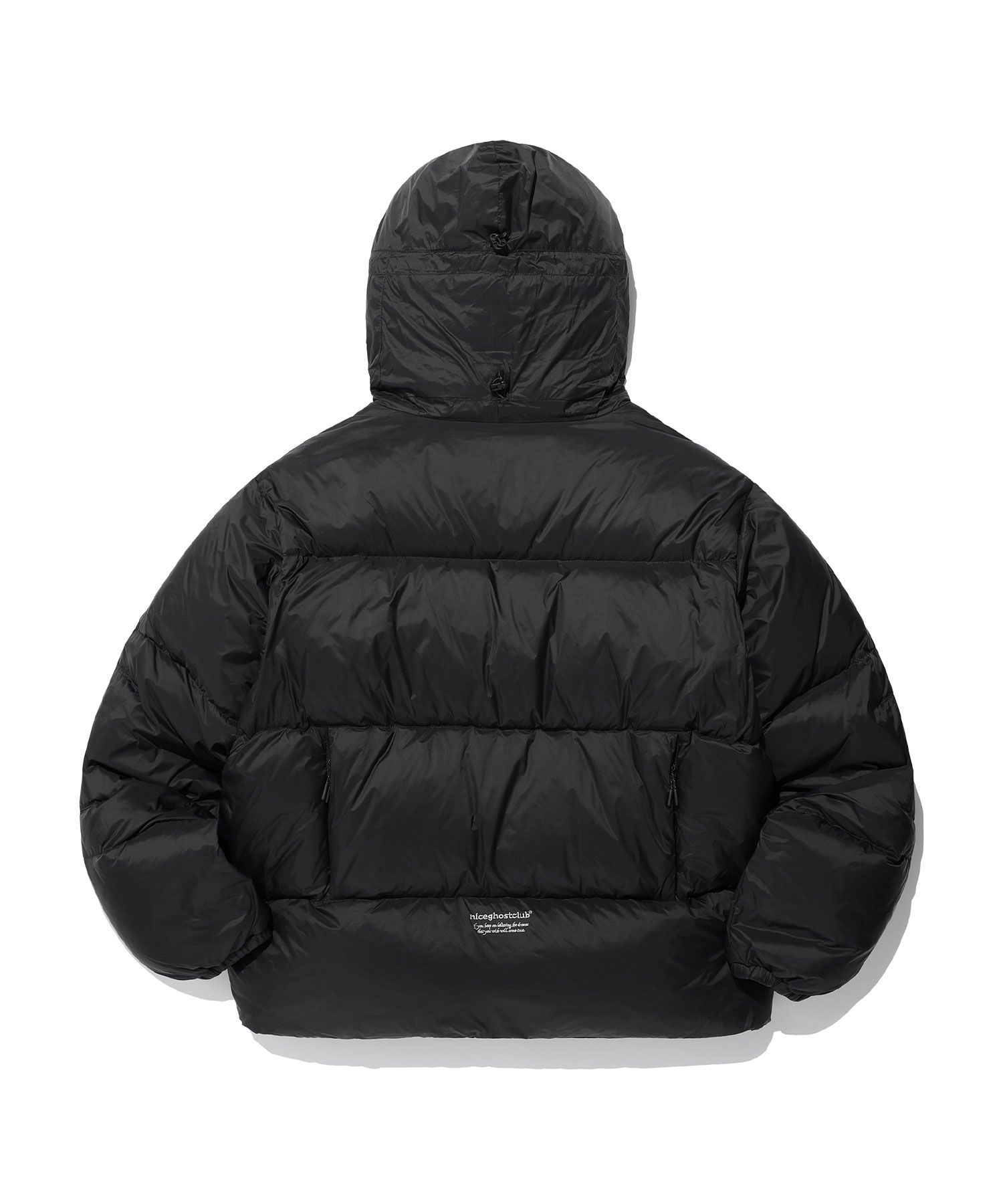 MUSINSA | NICE GHOST CLUB NYLON DOWN PUFFER_BLACK(NG2EWUB900A)