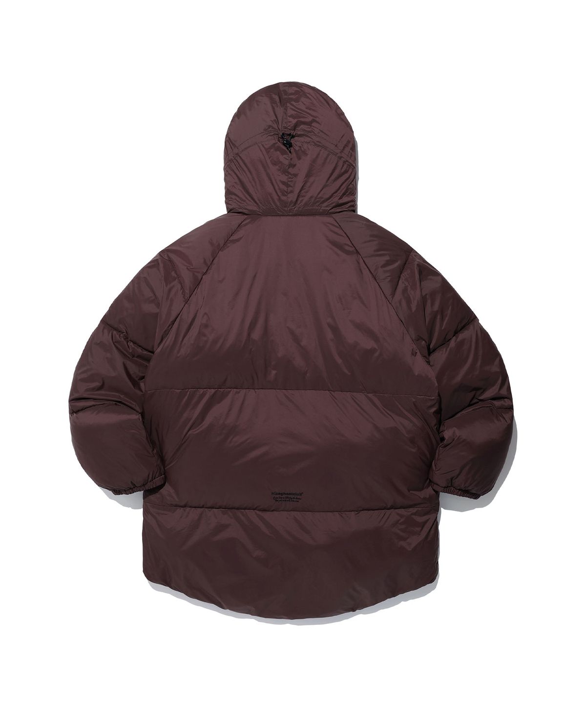 나이스고스트클럽(NICEGHOSTCLUB) HOODED MIDI PUFFER_BROWN(NG2EWUB902A)