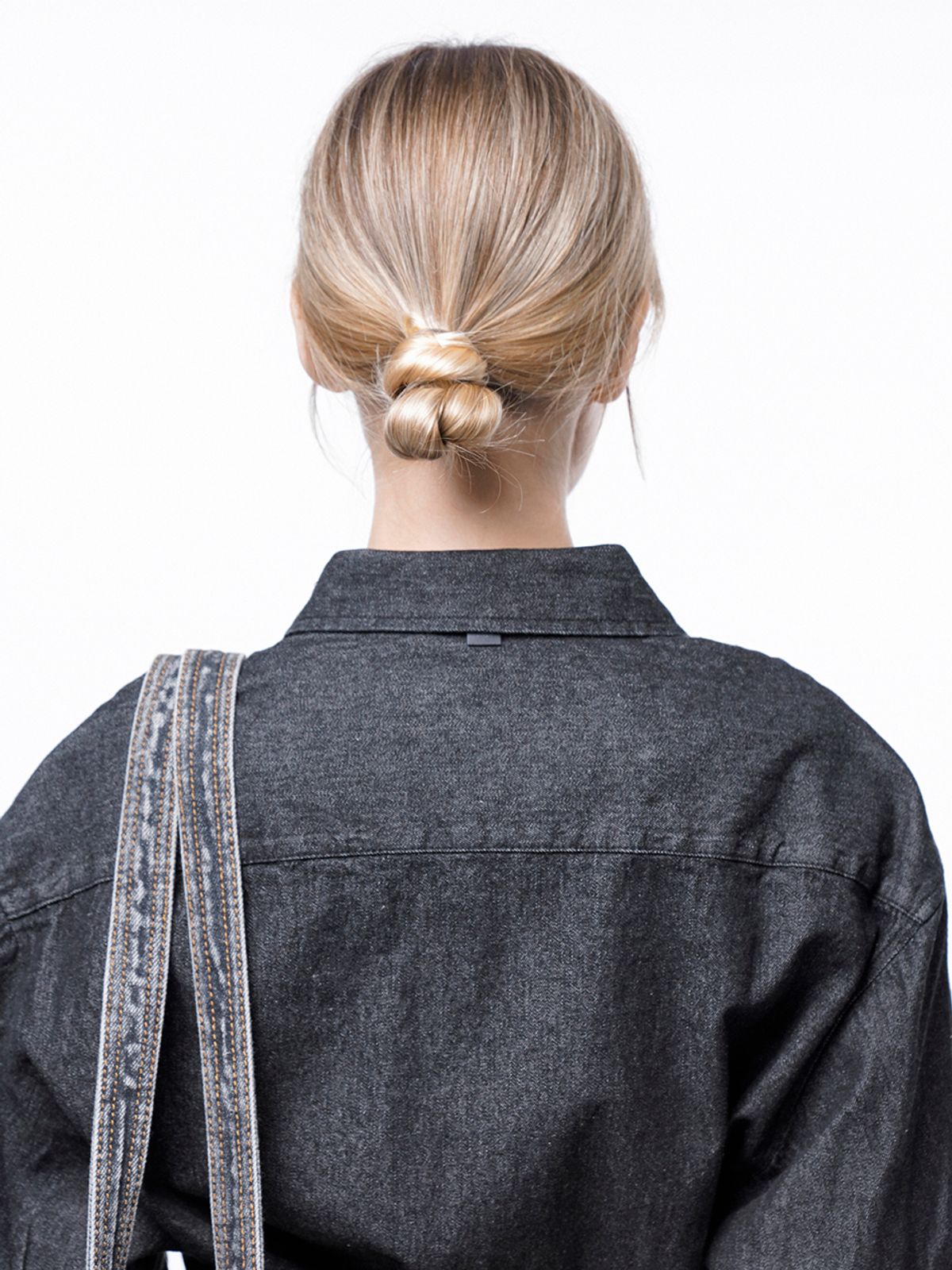 챈세스노이(CHANCE'S NOI) Western Pocket Denim Shirt - Black Indigo /W243SH03BK