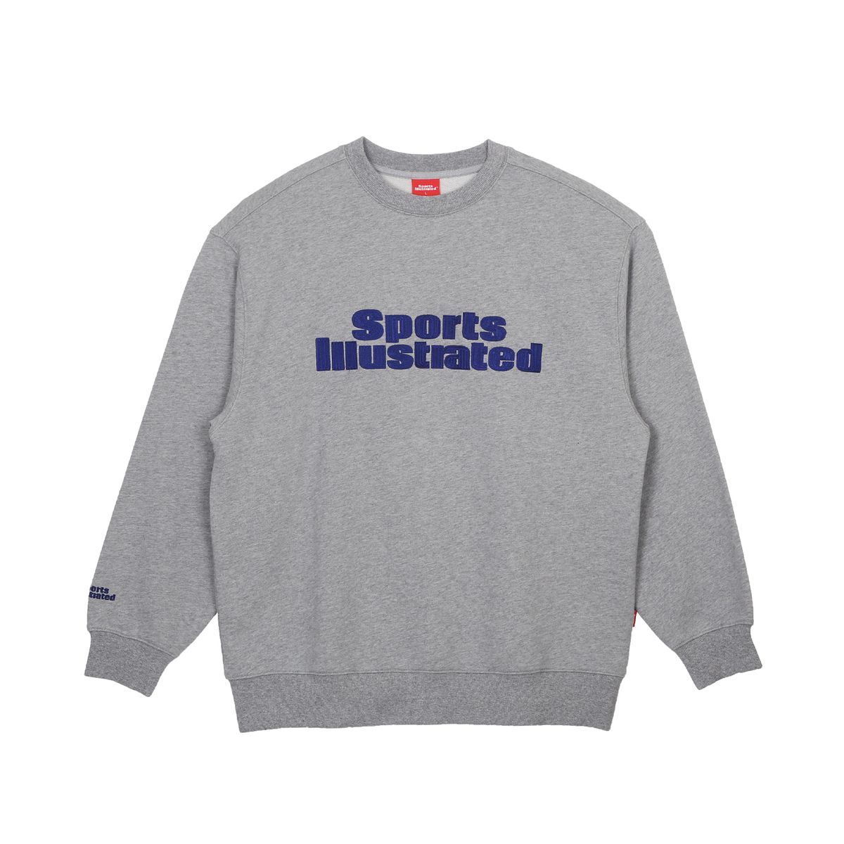 스포츠 일러스트레이티드(SPORTS ILLUSTRATED) 스포츠일러스트레이티드 스택로고 스웨트셔츠 (멜란지그레이)