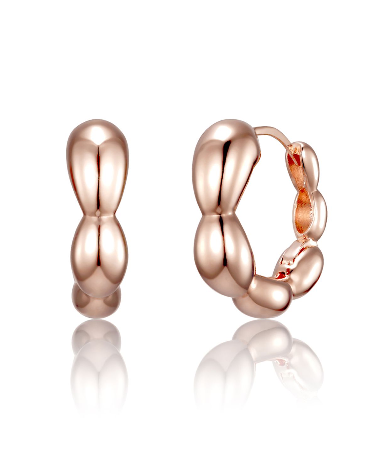 끄란느(CRANNE) 14K Goldpin 심플 물방울 원터치 귀걸이 C24EGP211