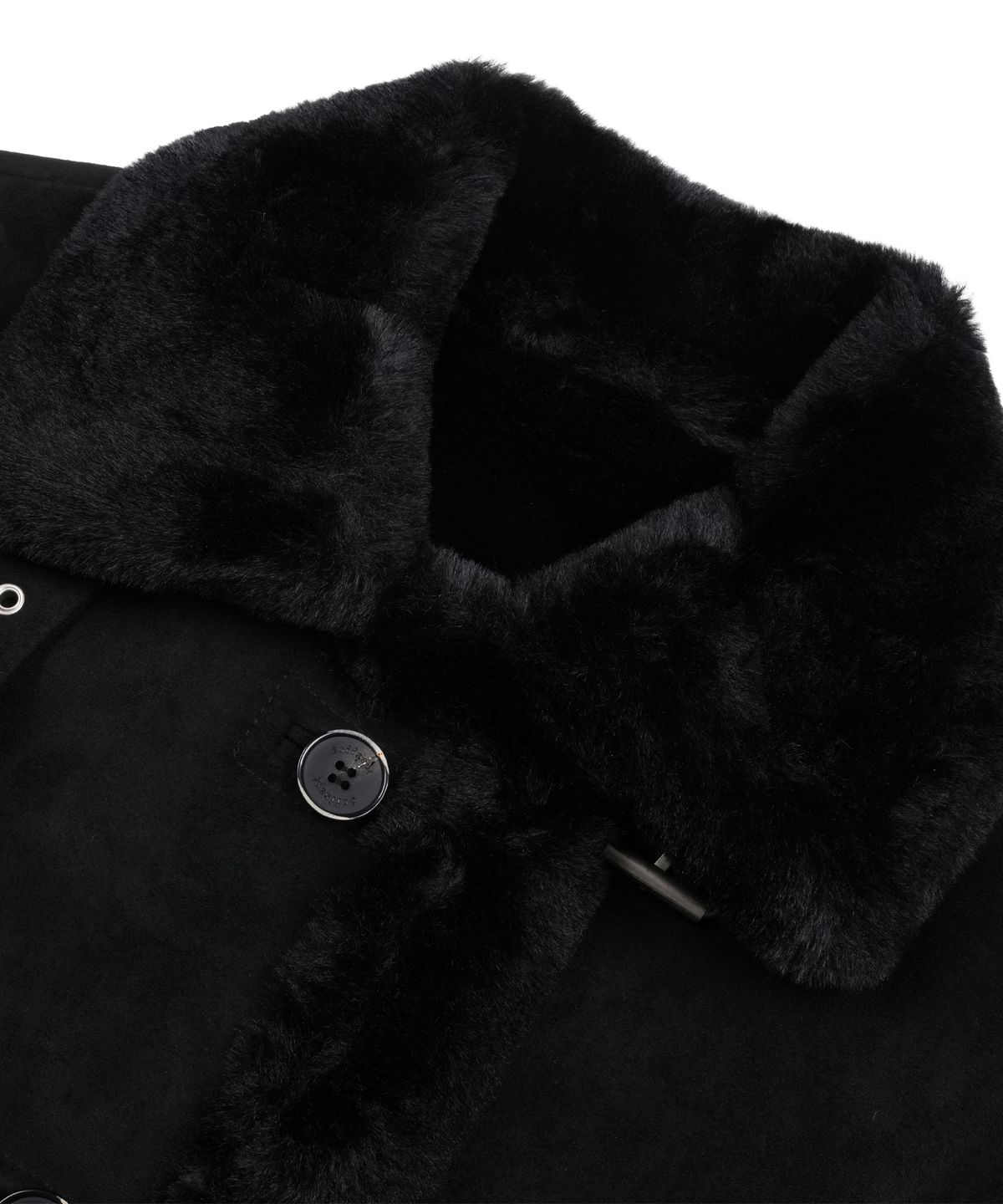 도프셉(DOFFSEPT) Classic Mustang Coat in Black/Black