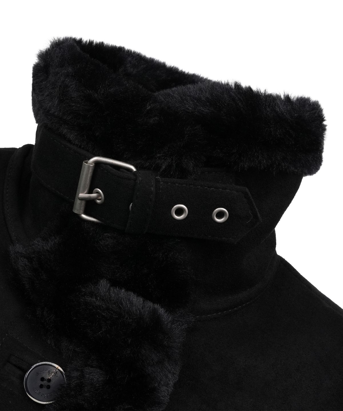 도프셉(DOFFSEPT) Classic Mustang Coat in Black/Black