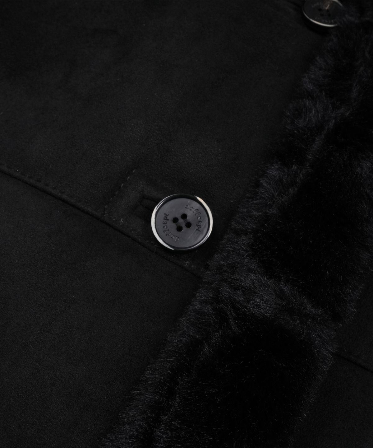 도프셉(DOFFSEPT) Classic Mustang Coat in Black/Black