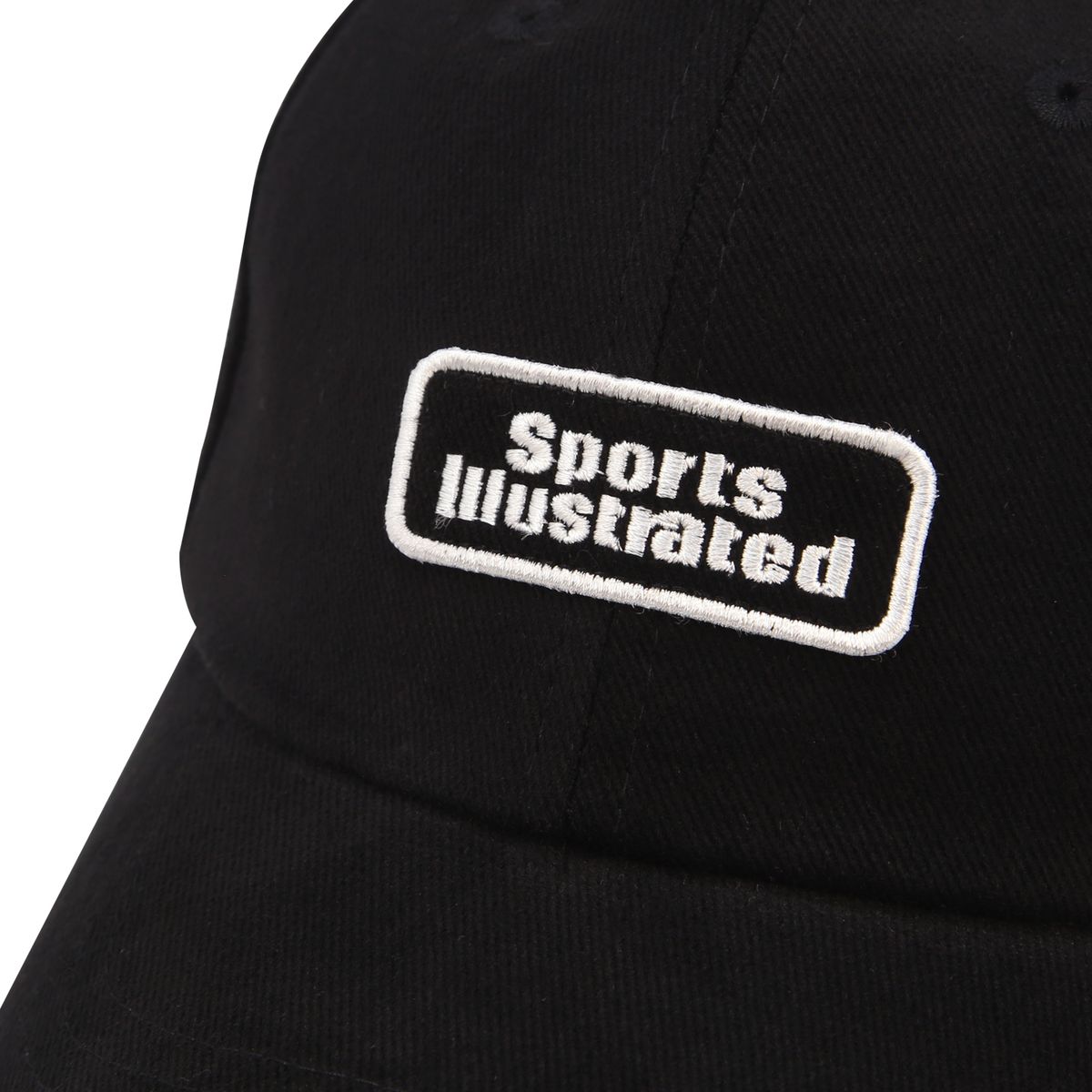 스포츠 일러스트레이티드(SPORTS ILLUSTRATED) 스포츠일러스트레이티드 스택로고 와펜 볼캡 (블랙)