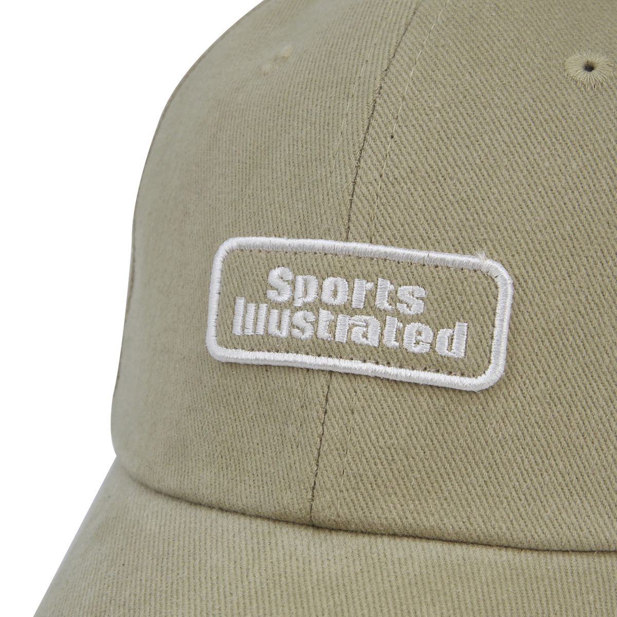 스포츠 일러스트레이티드(SPORTS ILLUSTRATED) 스포츠일러스트레이티드 스택로고 와펜 볼캡 (베이지)