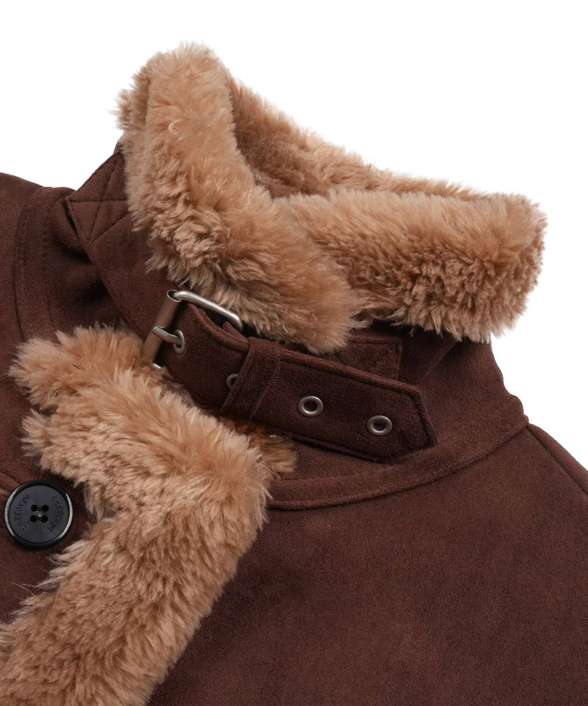 도프셉(DOFFSEPT) Classic Mustang Coat in Brown/Brown