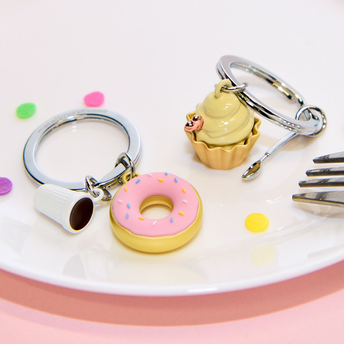 초클리 메타모포스 컬렉션(CHOCLI METALMORPHOSE COLLECTION) 벨기에 메탈 키링 - 컵케익 스푼