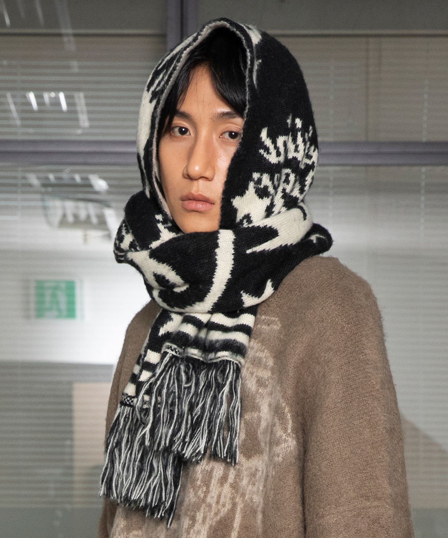 帽子・その他 XTONZ XTA050 Origin Reversible Hairy Muffler NAVY XTA050NV MUSINSA | XTONZ XTA050 ORIGIN REVERSIBLE HAIRY MUFFLER (NAVY)