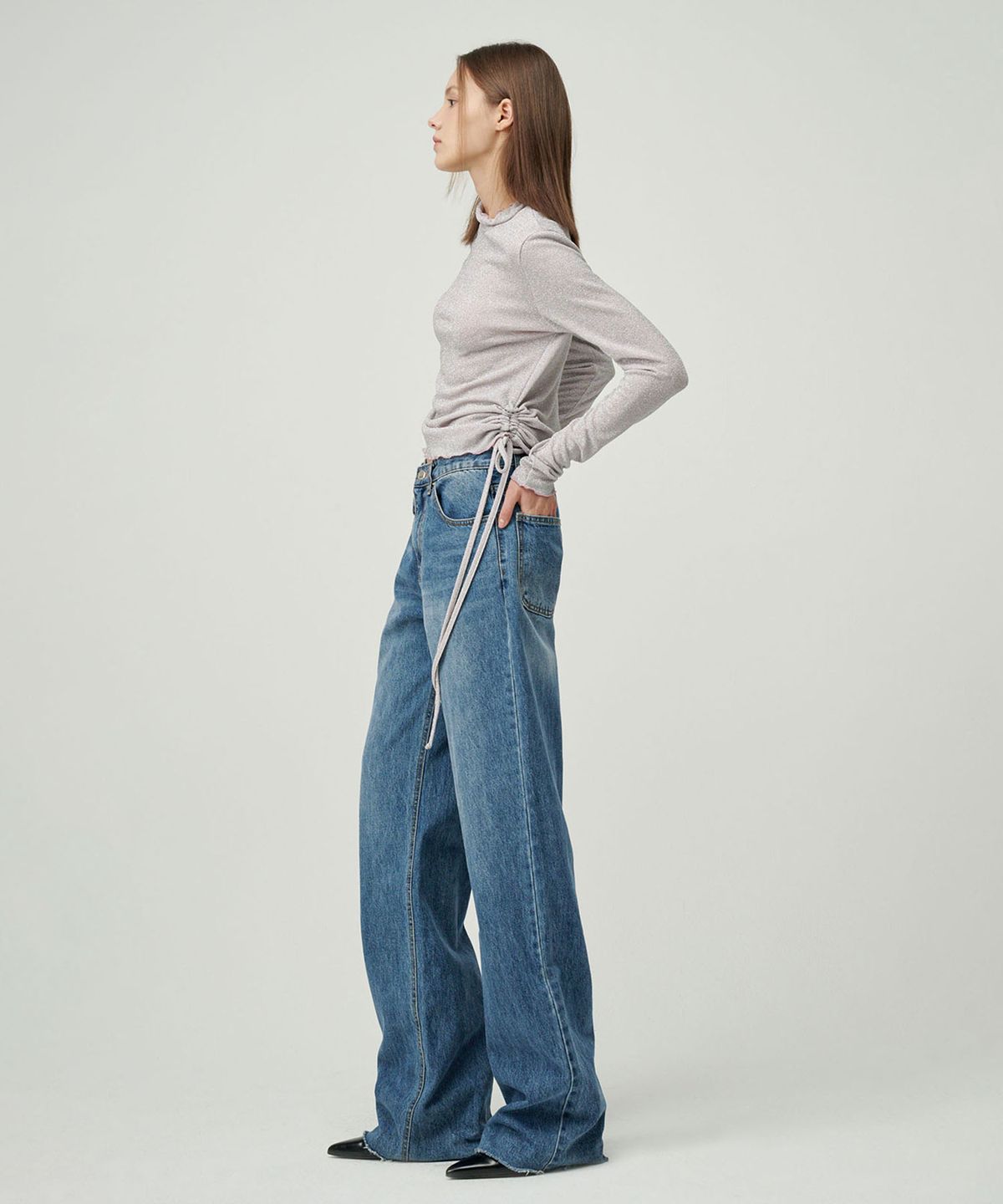 세컨드 아르무아(02ARMOIRE) Ember Jeans _ Deep Blue
