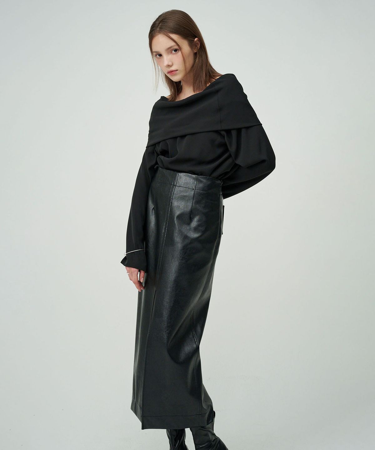 세컨드 아르무아(02ARMOIRE) Romi Top _ Black