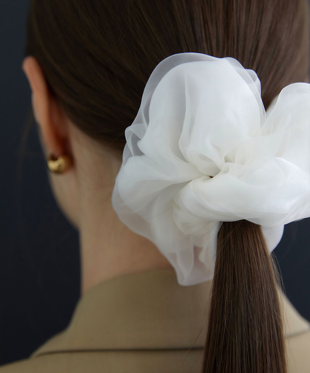바이위켄드(BYWEEKEND) Double organza scrunchie