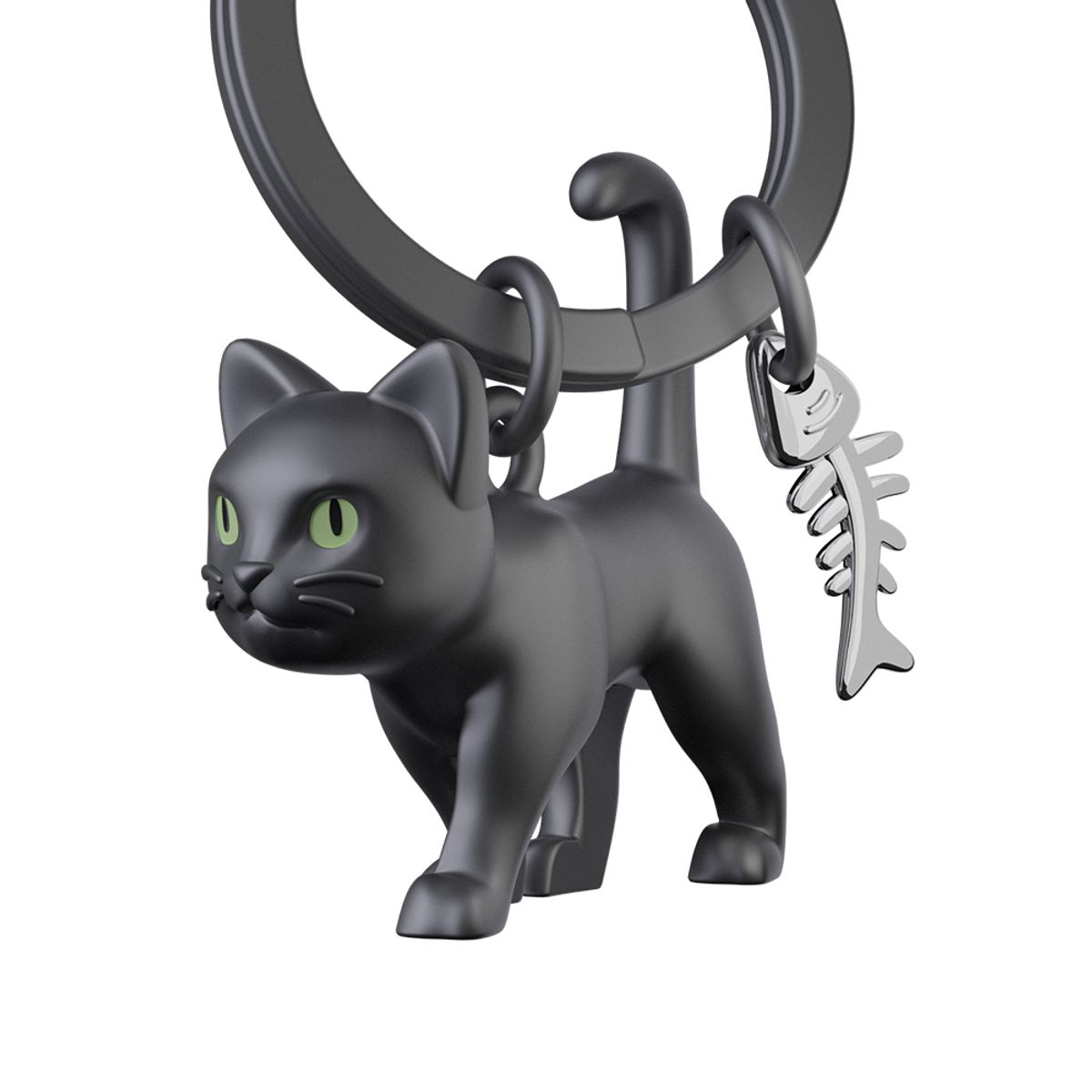 초클리 메타모포스 컬렉션(CHOCLI METALMORPHOSE COLLECTION) 벨기에 메탈 키링 - 검은고양이