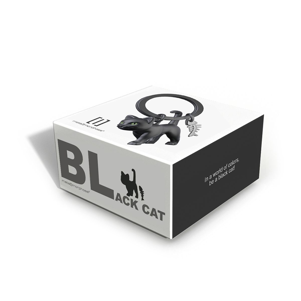 초클리 메타모포스 컬렉션(CHOCLI METALMORPHOSE COLLECTION) 벨기에 메탈 키링 - 검은고양이