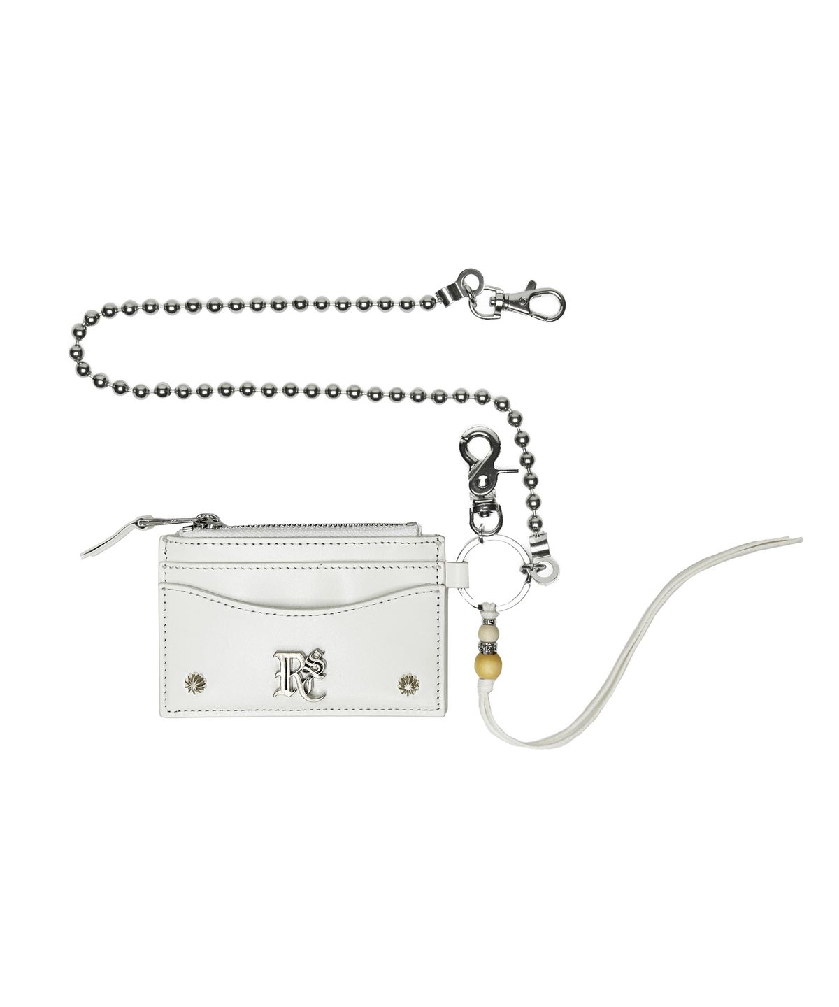 알에스에스씨(RSSC) RIVET KEYCHAIN CARD HOLDER - WHITE