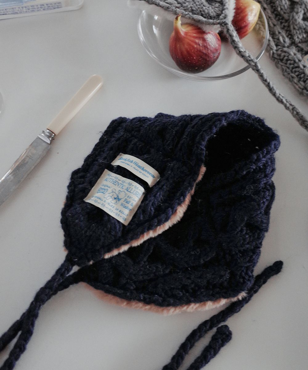MUSINSA公式 | ROCKFISH WEATHERWEAR CABLE FUR KNIT EARMUFF