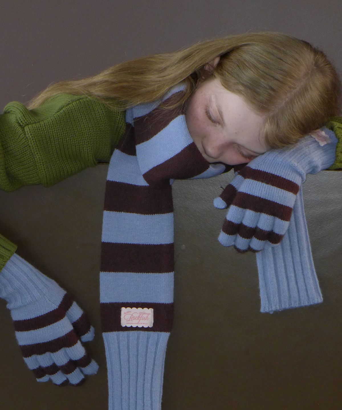 락피쉬웨더웨어(ROCKFISH WEATHERWEAR) STRIPE RIBBED GLOVES - 5 colors