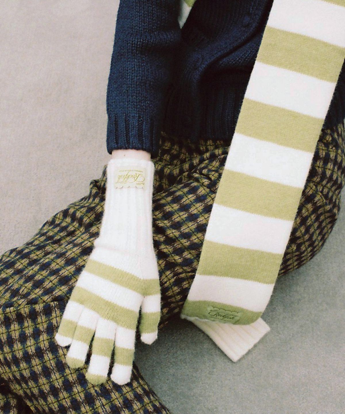 락피쉬웨더웨어(ROCKFISH WEATHERWEAR) STRIPE RIBBED GLOVES - 5 colors