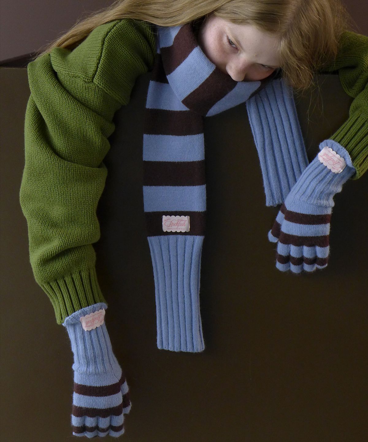 락피쉬웨더웨어(ROCKFISH WEATHERWEAR) STRIPE RIBBED GLOVES - 5 colors