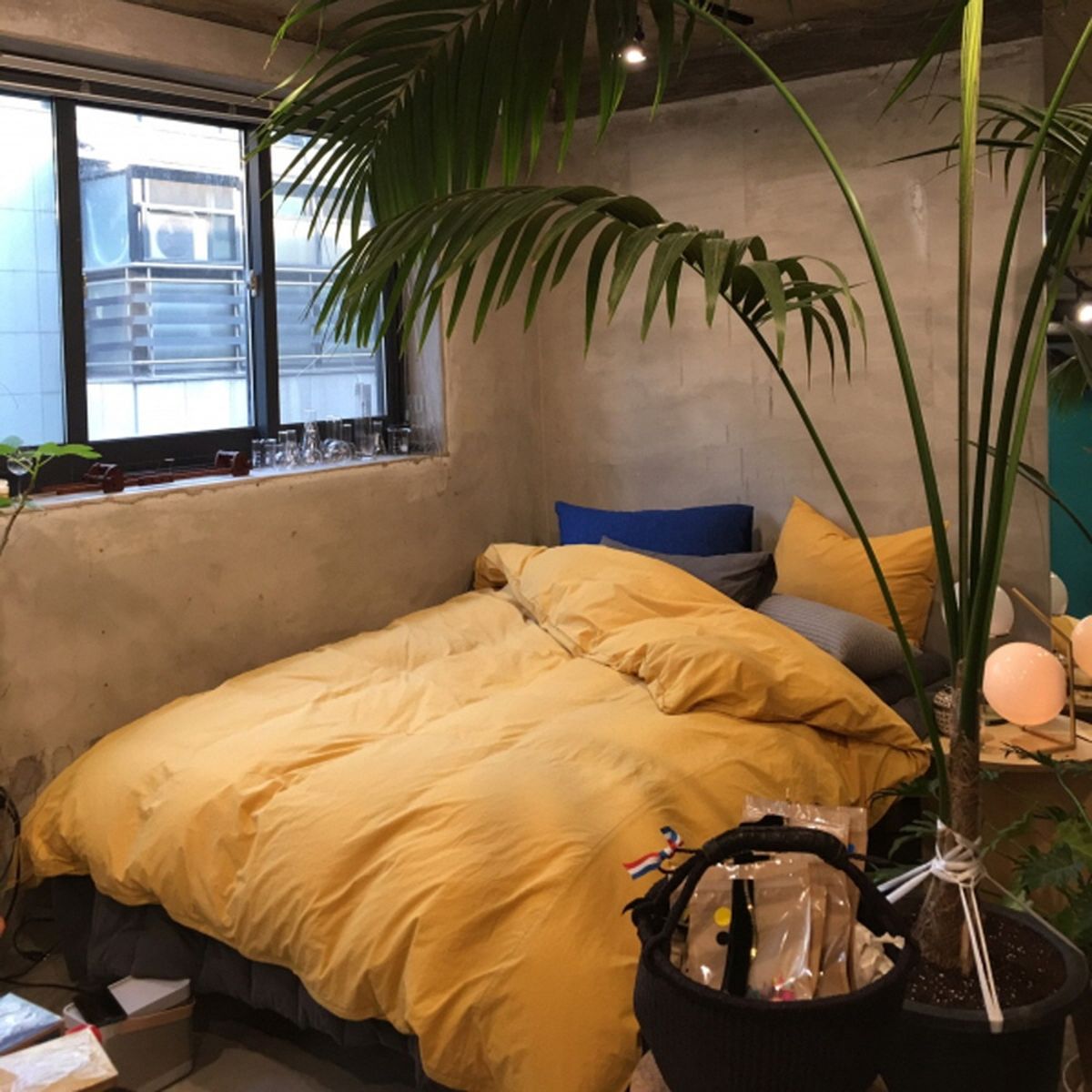 봄봄패브릭스(BOMBOM FABRICS) Soft, washed cotton bedding 60수 cotton / honey lemon