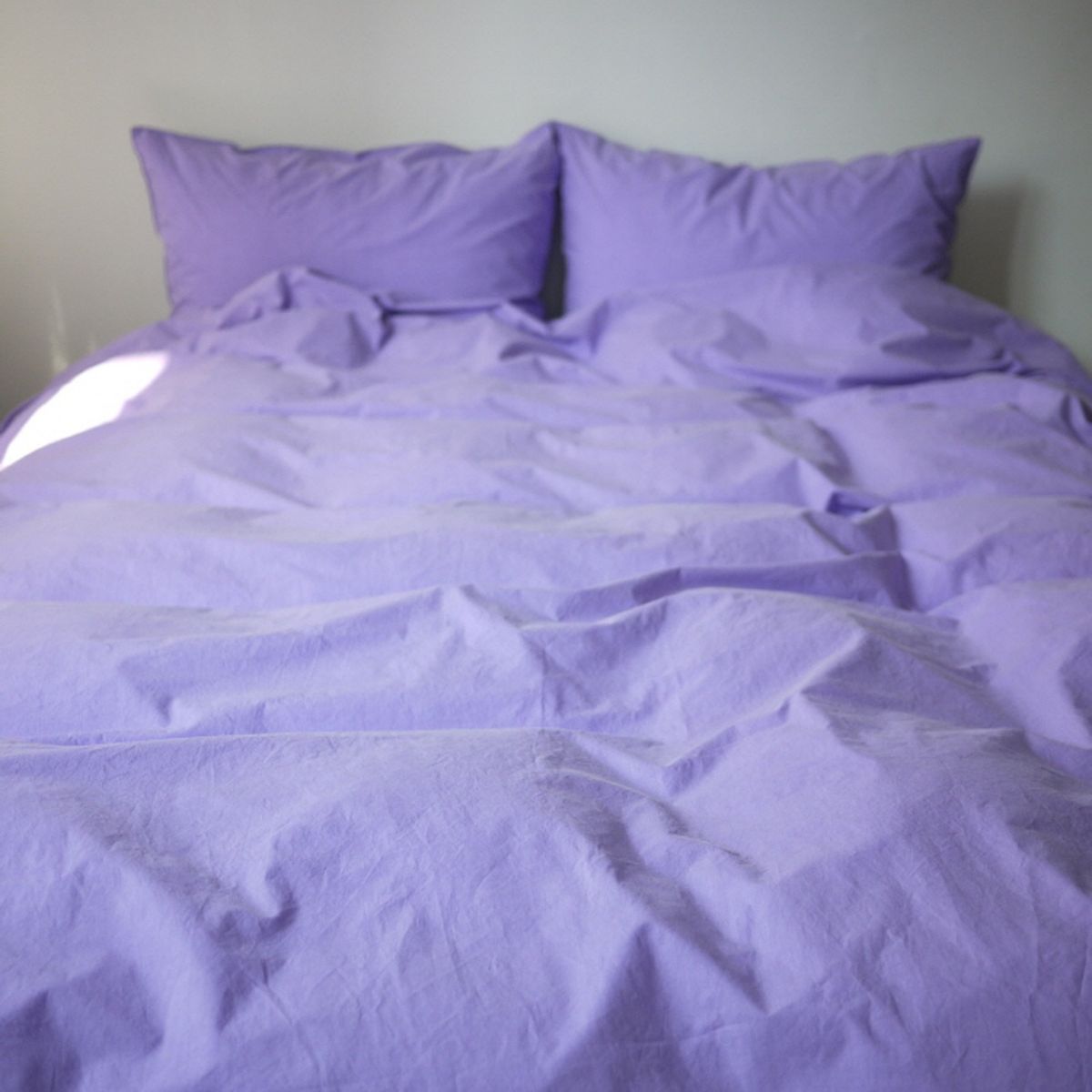봄봄패브릭스(BOMBOM FABRICS) Soft, washed cotton bedding 60수 cotton / lavender