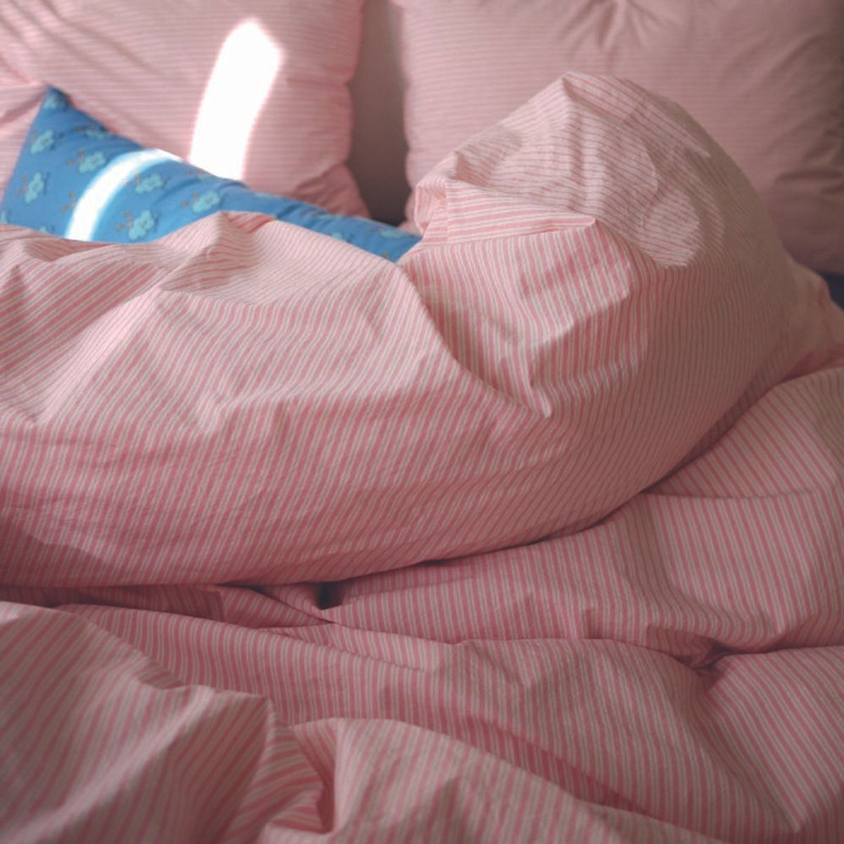 봄봄패브릭스(BOMBOM FABRICS) Soft, washed cotton bedding 60수 Stripe / pink