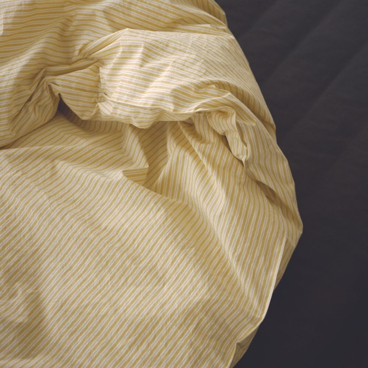 봄봄패브릭스(BOMBOM FABRICS) Soft, washed cotton bedding 60수 Stripe / yellow