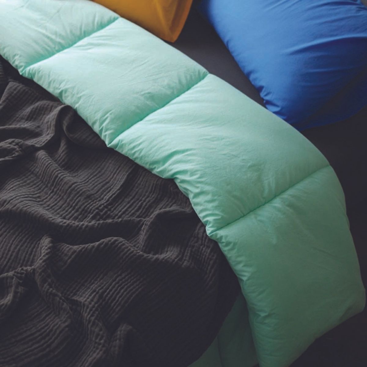 봄봄패브릭스(BOMBOM FABRICS) Soft, washed cotton bedding 60수 차렵이불(comforter) / mint