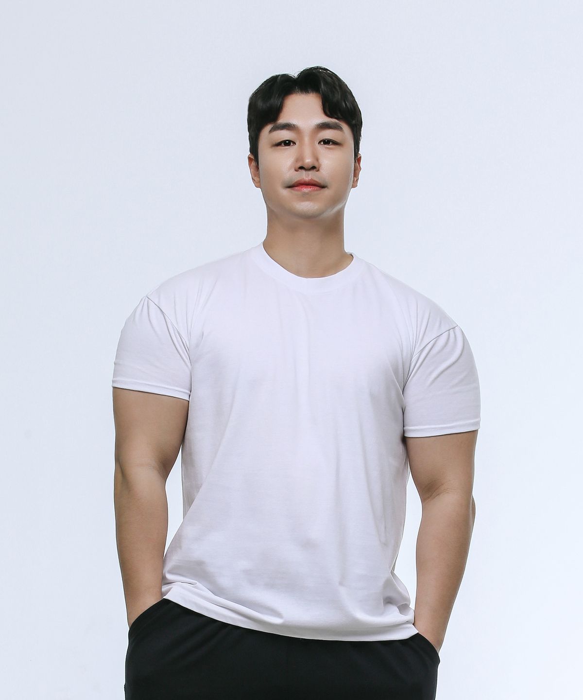 원에임(ONEAIM) 헤비 무지 머슬핏 반팔 2컬러