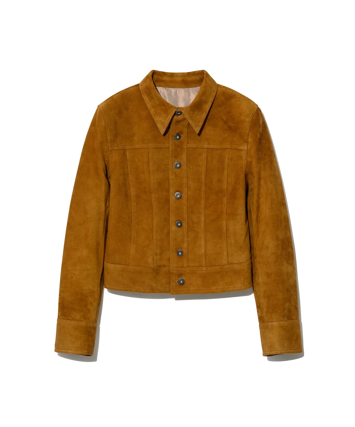 앤드로스(ANDROS) Goat Suede Trucker (Tinsel Brown)